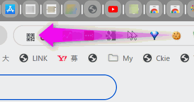 アイコンをクリック
