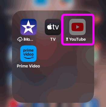 YouTubeアプリが薄暗くなった