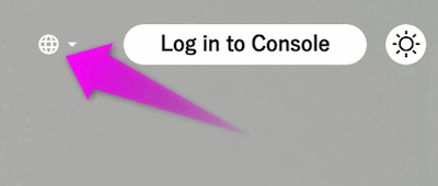英語で表示された場合